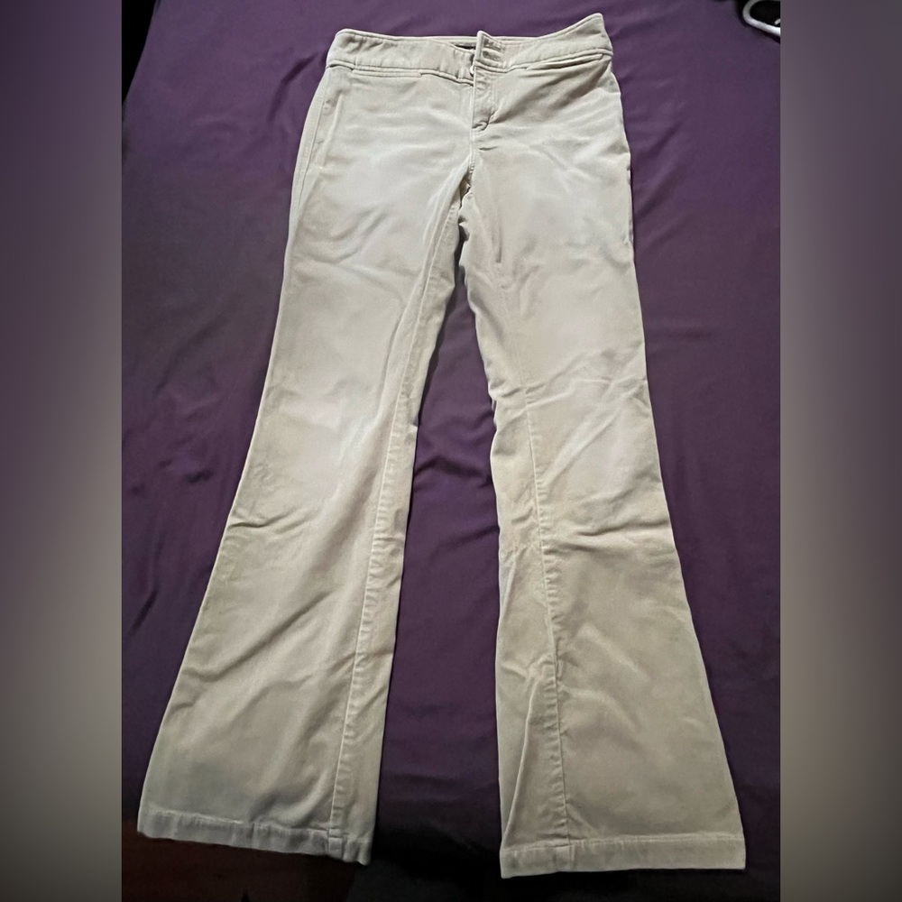 Vintage 90s Express pants. Stretch. Slight flare/boot cut. Velour texture. 5/6